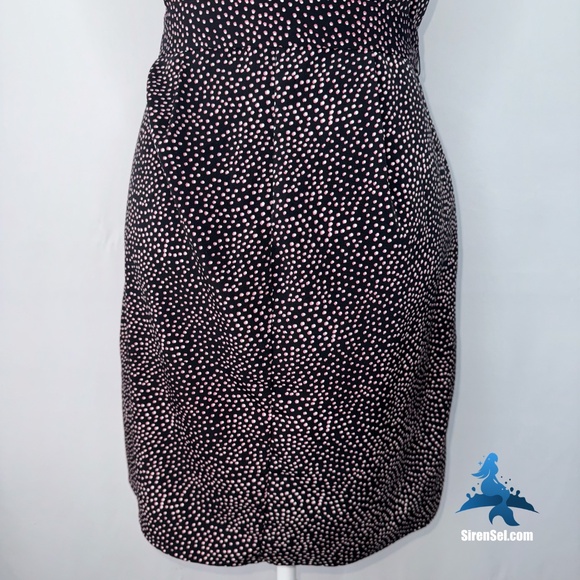 1171 Express Sleeveless Dress – Size S/P – Black & Pink Dot Print - Picture 11 of 14